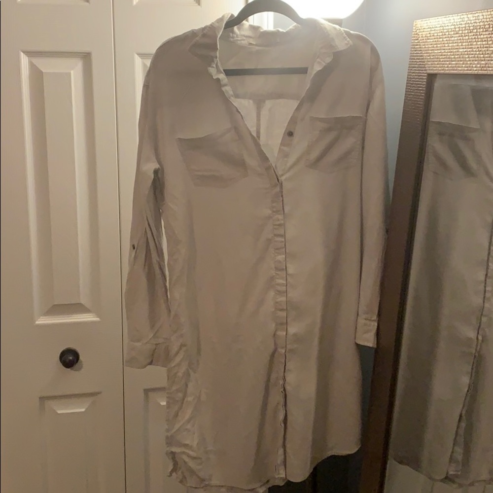 Long sleeve flowy dress